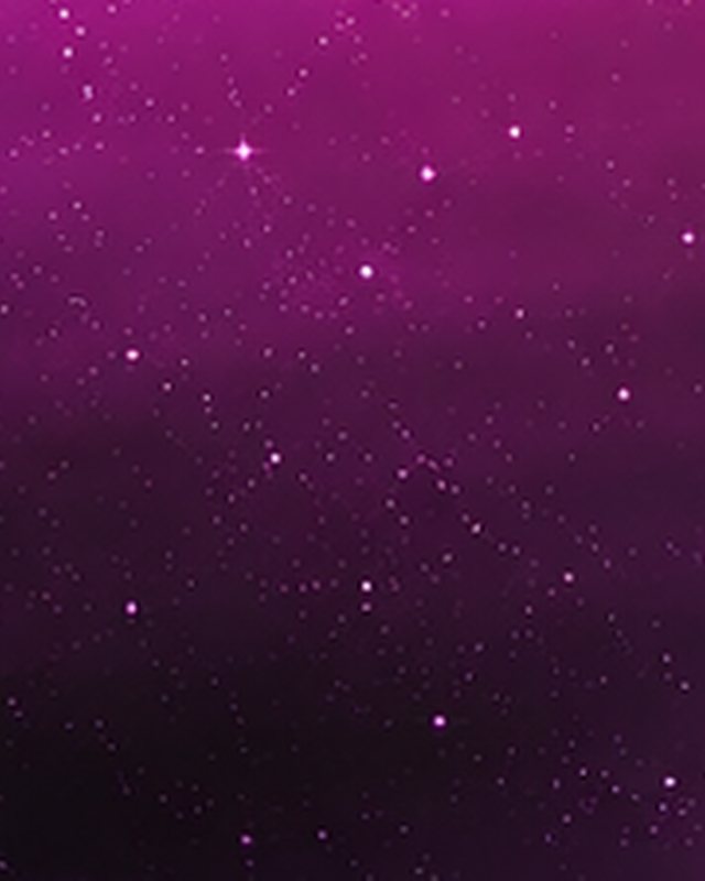 Violet nebula with starlight backdrop.